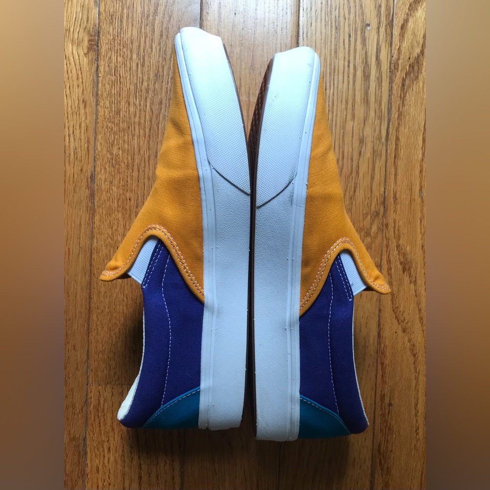 Vans Tri-color Retro Court Slip On Sneaker Unisex Men 9.5, Women 11 - Picture 8 of 8